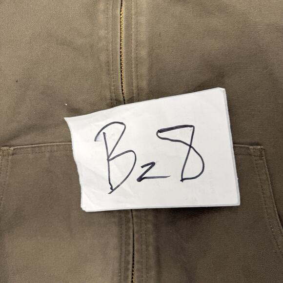 Carhartt Quilted Full Zip Hooded Canvas Coat Men Sz XL - Picture 8 of 8